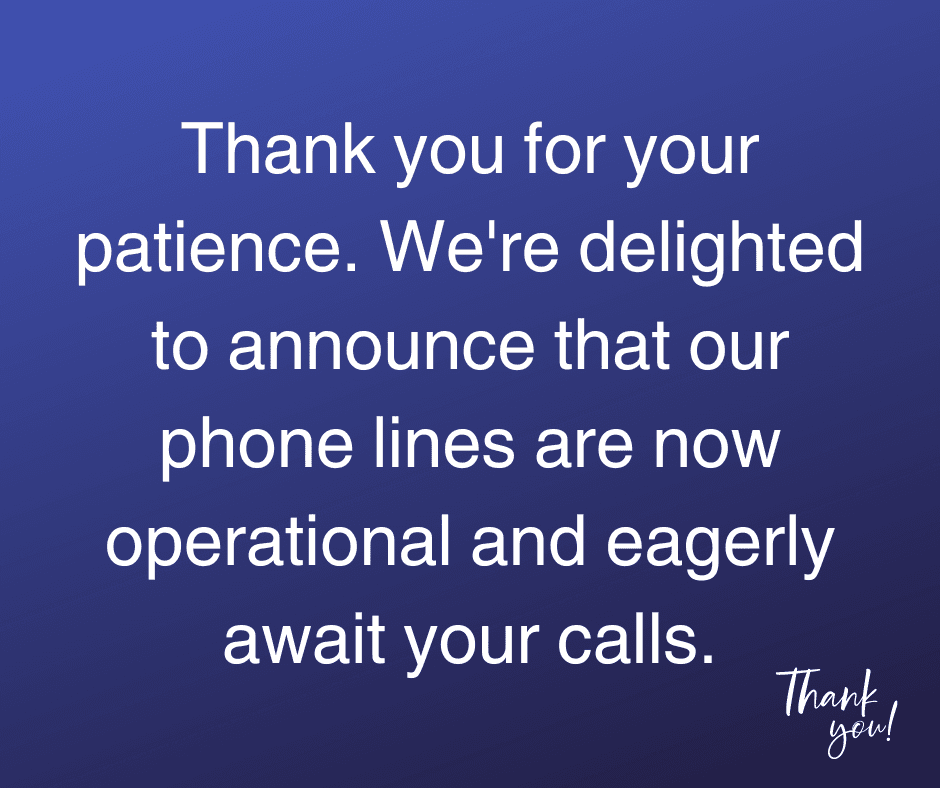 Thank you for your patience.