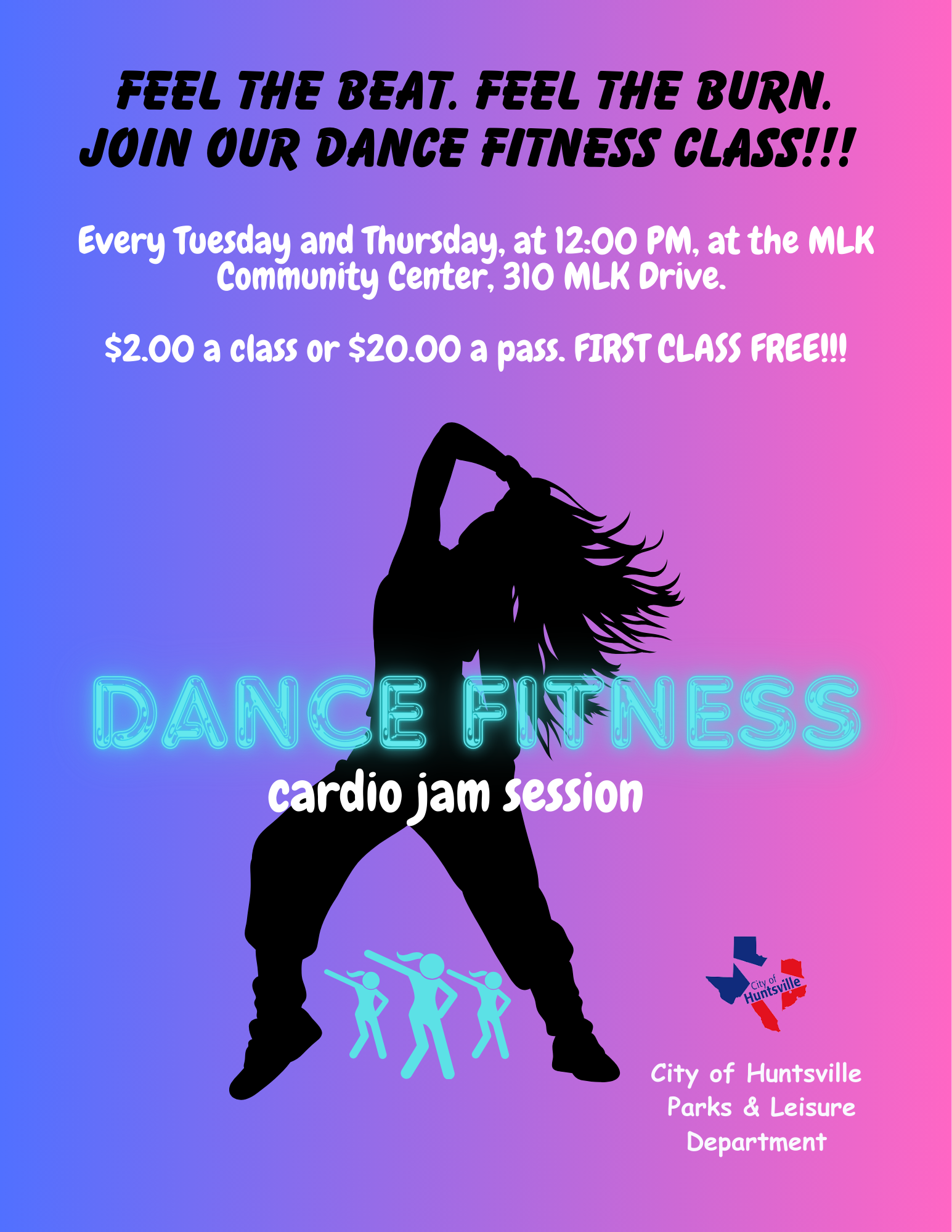 dance fitness (5.079 x 5 in) (Real Estate Flyer)